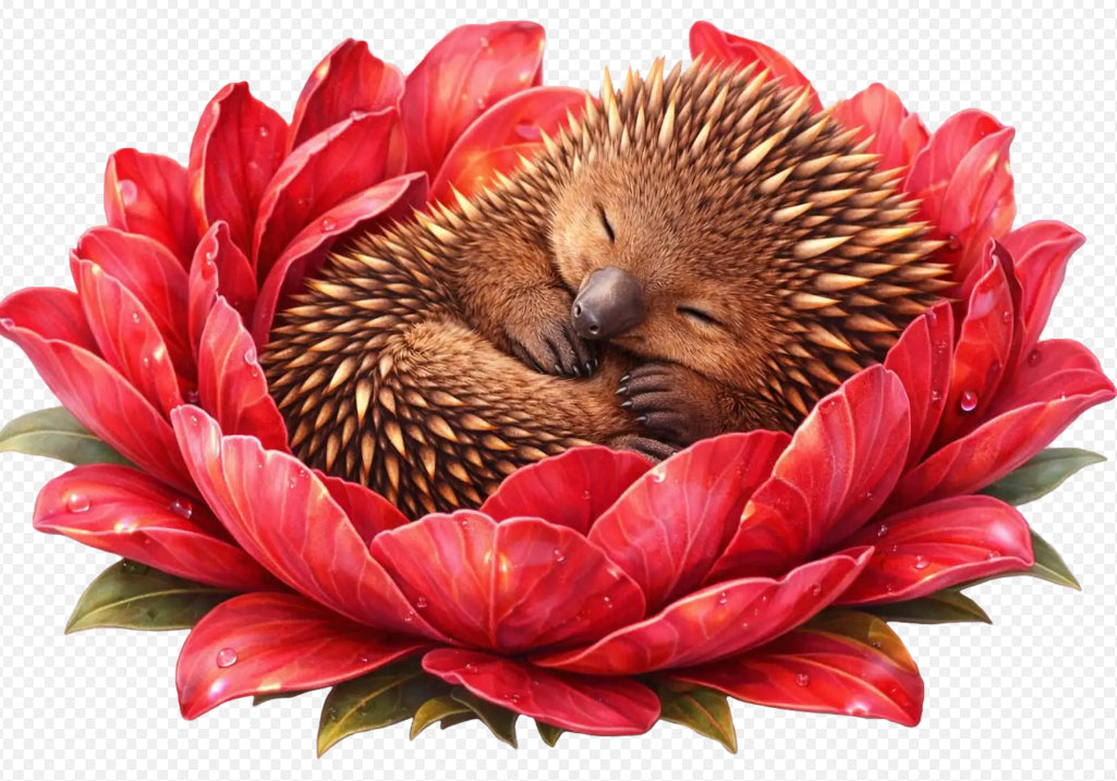 2026 Wooden Sleeping Aussie Animals