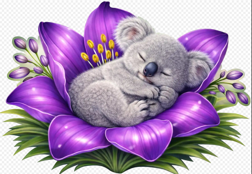 2026 Wooden Sleeping Aussie Animals