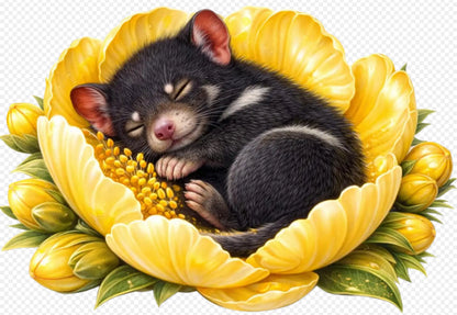 2026 Wooden Sleeping Aussie Animals