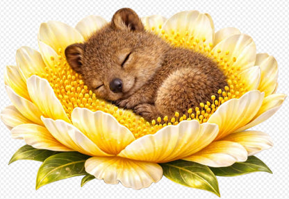 2026 Wooden Sleeping Aussie Animals