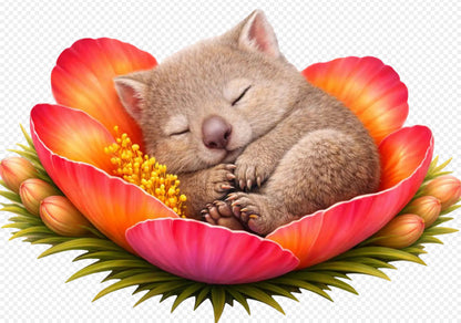 2026 Wooden Sleeping Aussie Animals